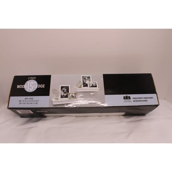 2 Pc. Wooden Shelves, White NIB! - Picture 5 of 8